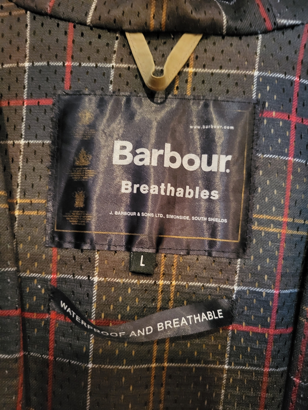 Barbour Durham Stowaway Waterproof and Breathable Jacket - Picture 8 of 11
